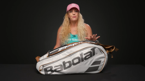 New Babolat 2024 PURE WIMBLEDON RH6 Tennis BAG WHITE/GREY Carlos Alcaraz - Video 1 of 1