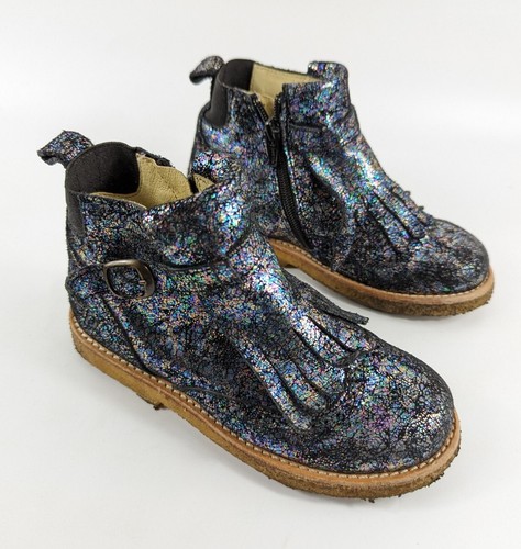 RAP Girls Iridescent Leather Boots UK 11 Eu 29 - Picture 2 of 6