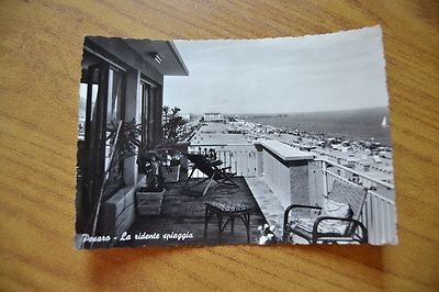 AK PESCARA STRAND GEREIST 1957 SUBALPINA DD
