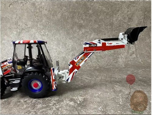 ERTL 1/32 JCB 3CX Excavator loader Model Alloy Diecast Car Collection Adults Toy - Picture 4 of 11