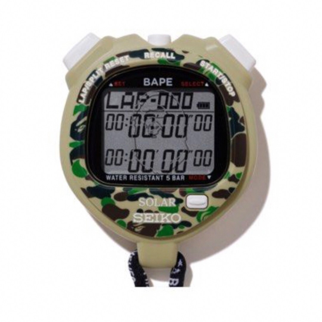 BAPE×SEIKO ストップウォッチ BAPE® × SEIKO STOP WATCH | bape.com