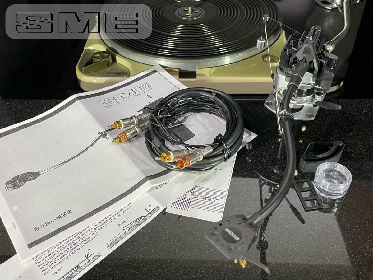 SME 3009 Series III 3 Tonearm CA-1/BLACK Pipe Lifter Oil Refilled 