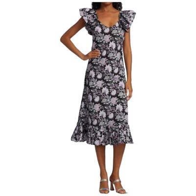 knee length dresses for ladies Lavender Crochet Petal Long Slip Dress