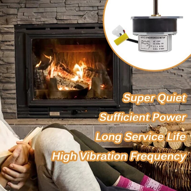 Reconditioned Pellet Stove Auger Feed Motor - 2.4 RPM (Replaces Quadrafire/Heatilator 812-4421)