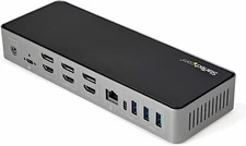 StarTech USB-C & USB-A Dock Hybrid Universal Triple Monitor Docking Station New!