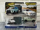 Hot Wheels Team Transport #72 '18 Toyota 4Runner '89 Toyota Supra Green/White