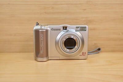 Vintage Canon Powershot A20 2.1 MP Digital Camera 3x Optical