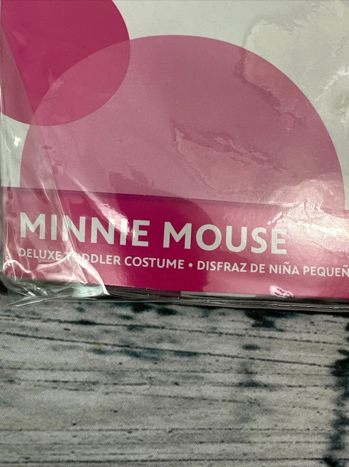 Disguise Toddler Disney Junior Minnie Mouse Halloween Costume Sz 2T Small NEW - Image 4 of 4