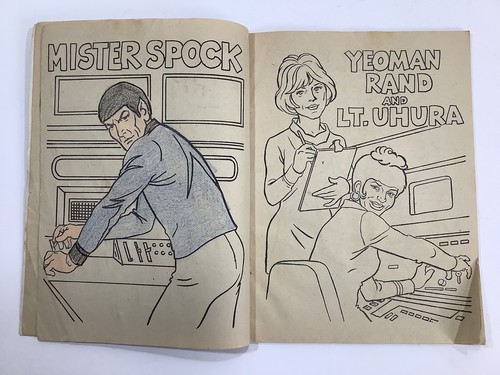 Libro para colorear Star Trek 1978 vintage Planet Ecnal's Dilemma Whitman sin usar - Imagen 6 de 11