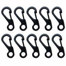 10PCS Mini Carabiner Clip Snap Spring Clasp Hook Keyring Camping Karabiner Tool