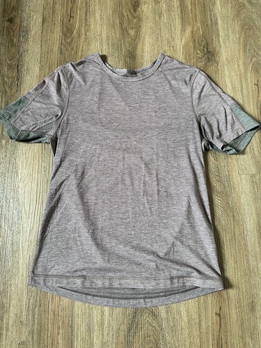 Lululemon Short Sleeve Brown /Red T Shirt (Measurements Included) S - 第 1/6 張圖片