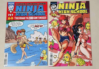 Ninja High School 197 and 198 Brand New!