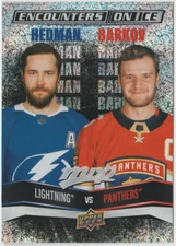 2022-23 Upper Deck MVP Encounters on Ice #EI10 Victor Hedman/Aleksander Barkov