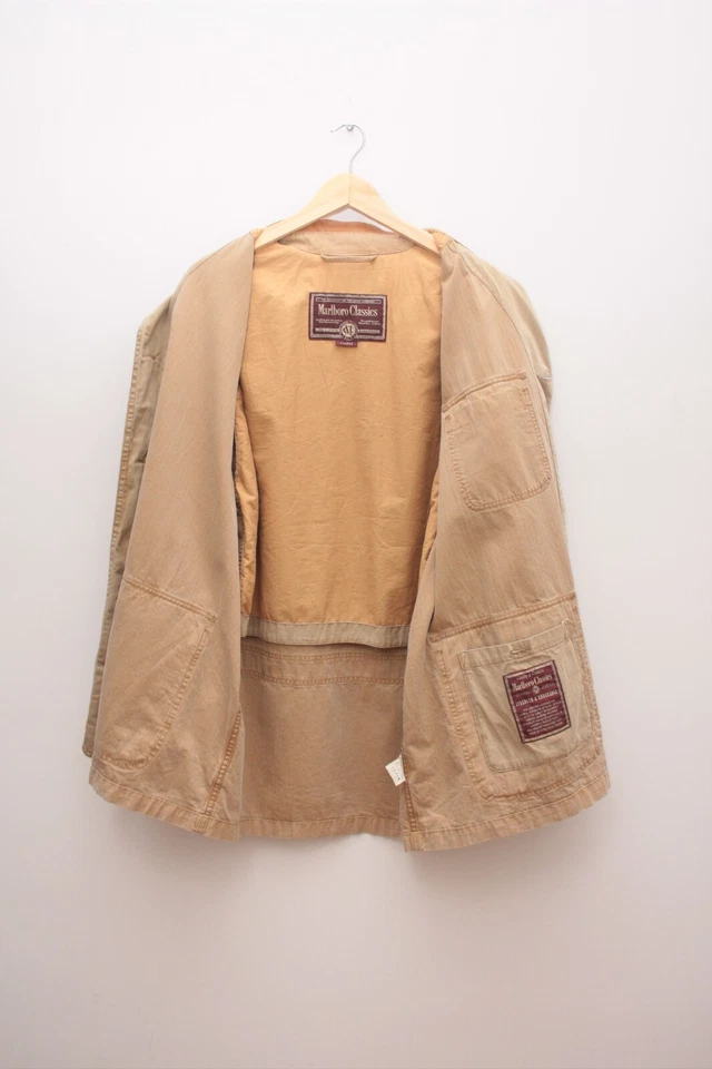 万宝路经典米色 3 口袋西装外套 XL 男式 — 第 4/4 张图片