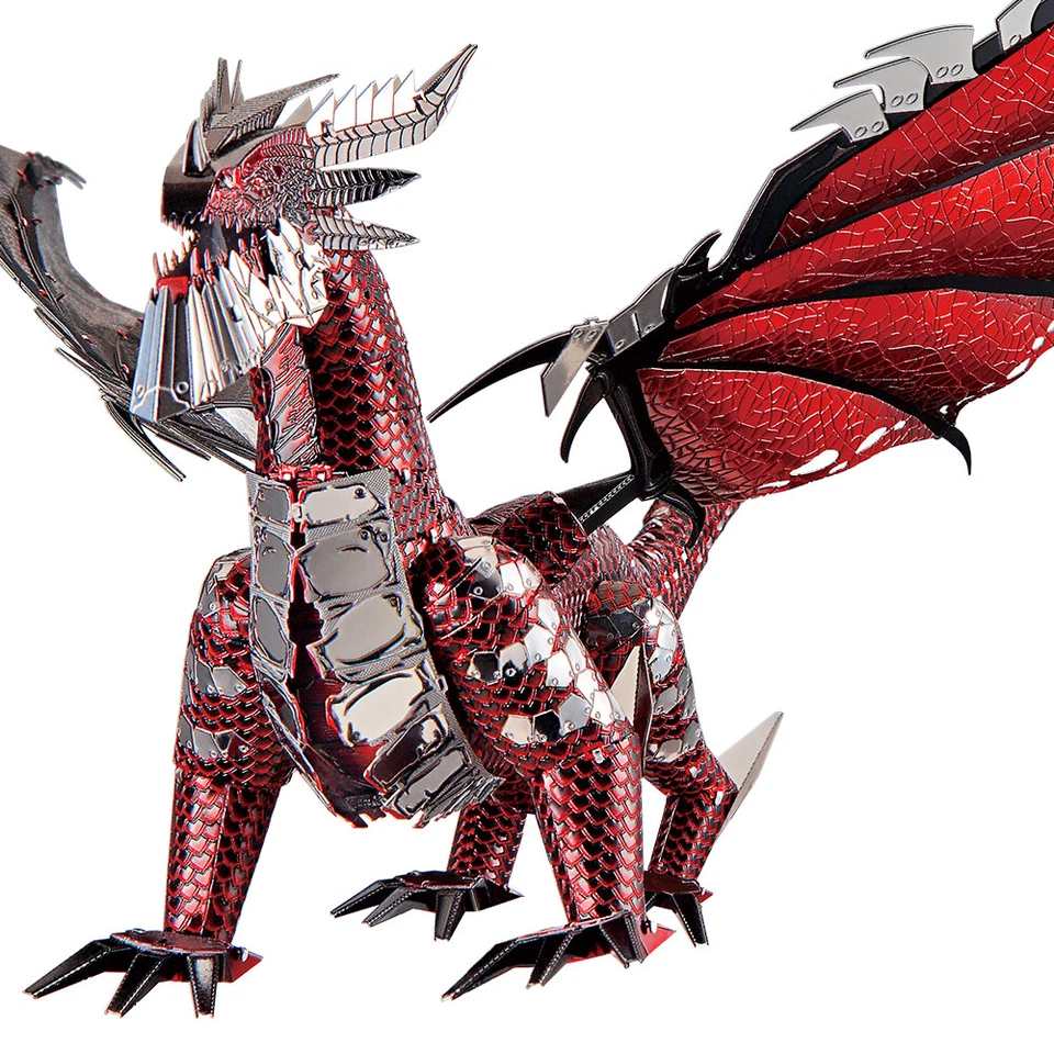 Piececool 3d Model Kits The Black Dragon Metal Puzzle halloween Gifts Kits Toys - image 4 of 4