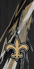 New Orleans Saints Cornhole Board Wrap Set of 2
