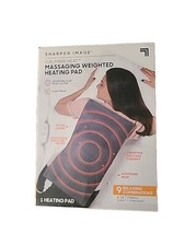 Sharper Image Massaging Weighted Heating Pad 4lb 12x24. New In Box