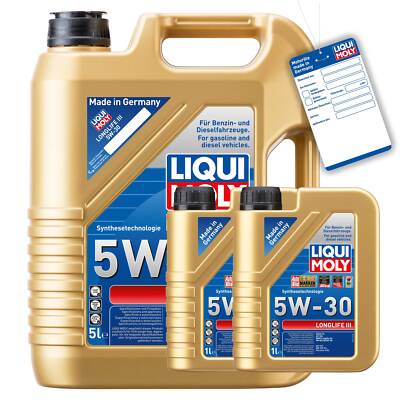Liqui Moly 20647 LM 20647 Motoröl,ÖL, Longlife III 5W-30 7L