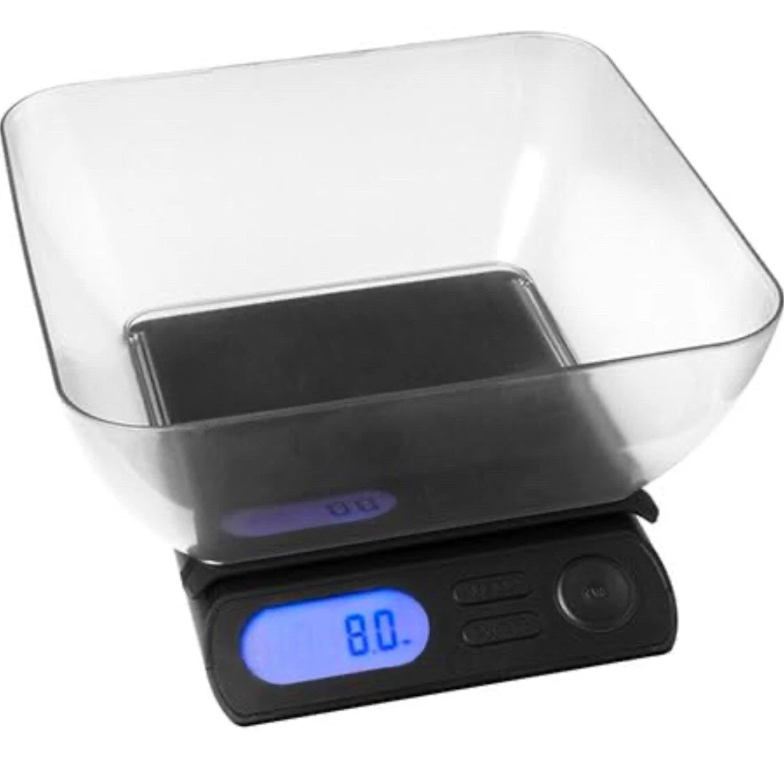 ON BALANCE Mega-Bowl MEGA-8 Digital Tabletop Scale 8kg - Large Capacity Weighing