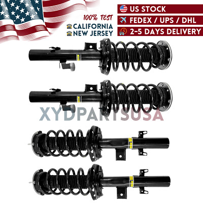 Full Set Front Rear Shock Absorbers Struts Assembly Fit Land Rover LR2 2008-2015