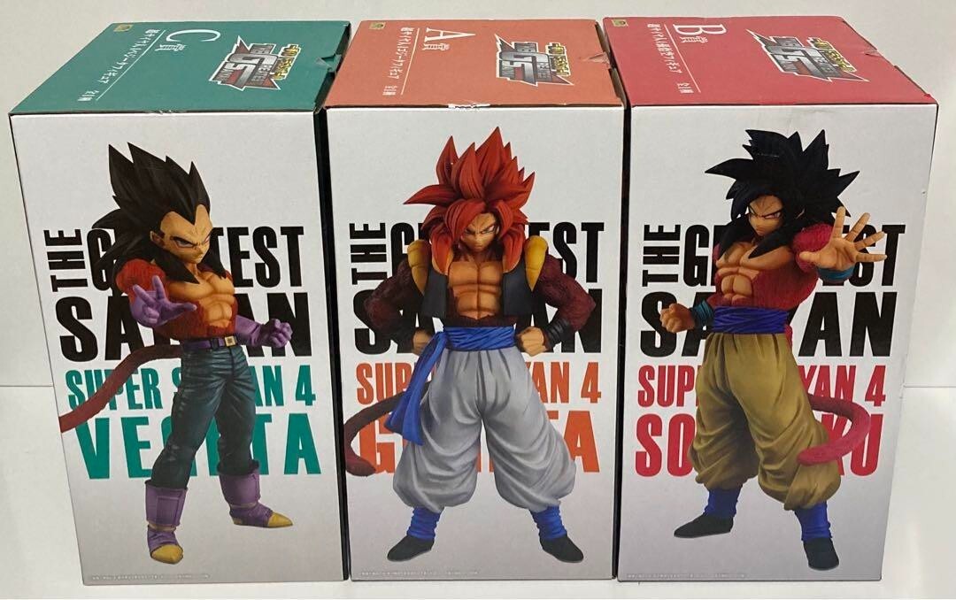 Dragon Ball Ichiban Kuji Greatest Saiyan Prize A B C Figure Used