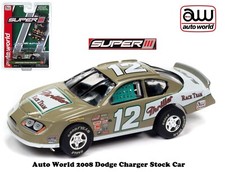 Auto World Super III 2008 Dodge Charger Stock Car Also Fits AW, AFX SC399