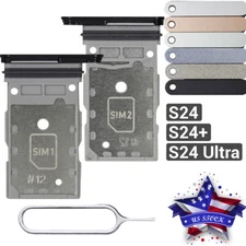 For Samsung Galaxy S24/ S24+ (Ultra) Original Dual SIM Card Tray Holder Slot