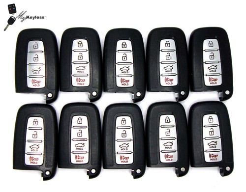 Lot x 10 OEM Hyundai Keyless Entry Smart Key Remote Transmitter Used SY5HMFNA04