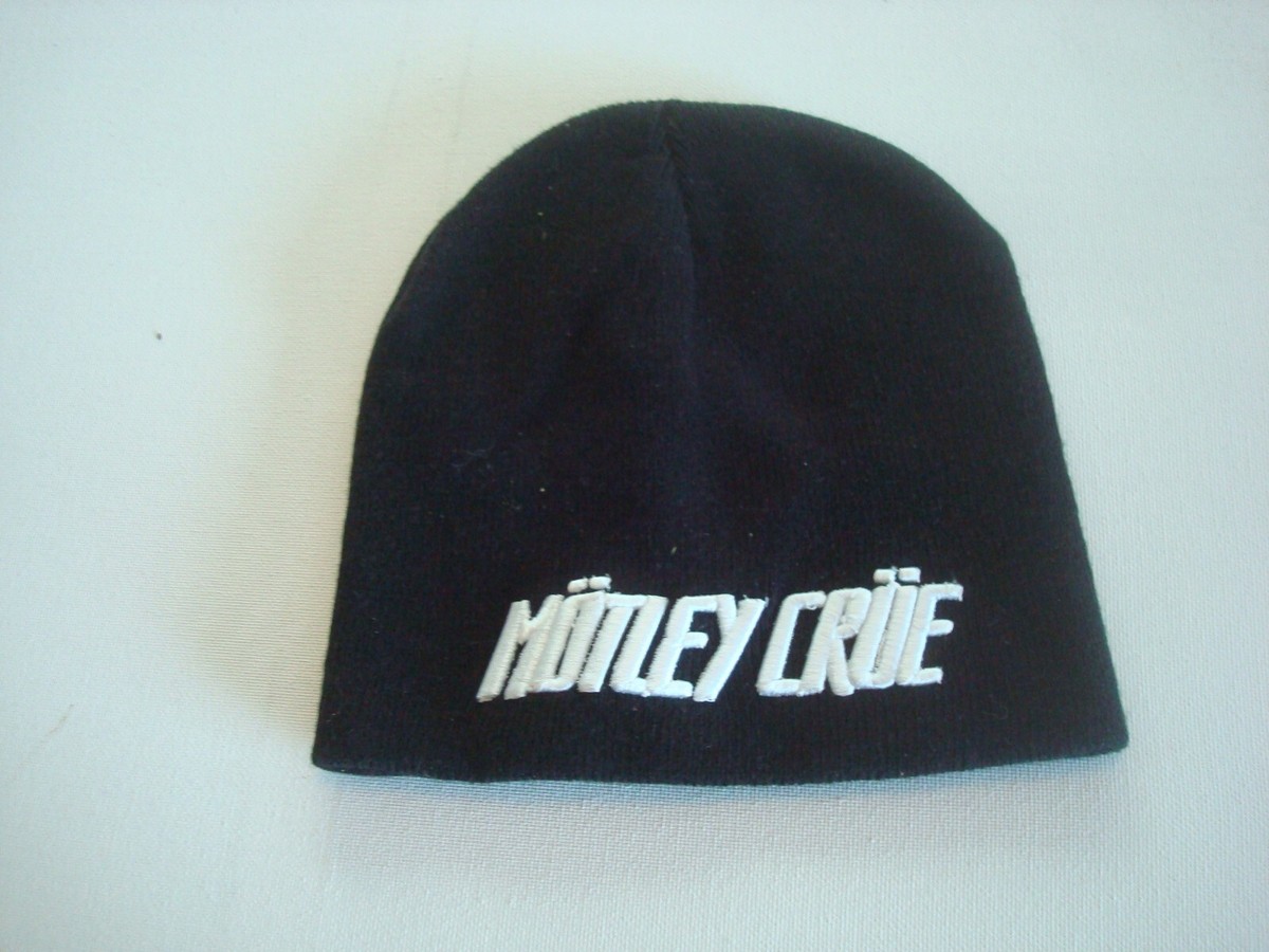 MOTLEY CRUE TOUR DEADSTOCK TOBOGGAN KNIT VINTAGE BEANIE 