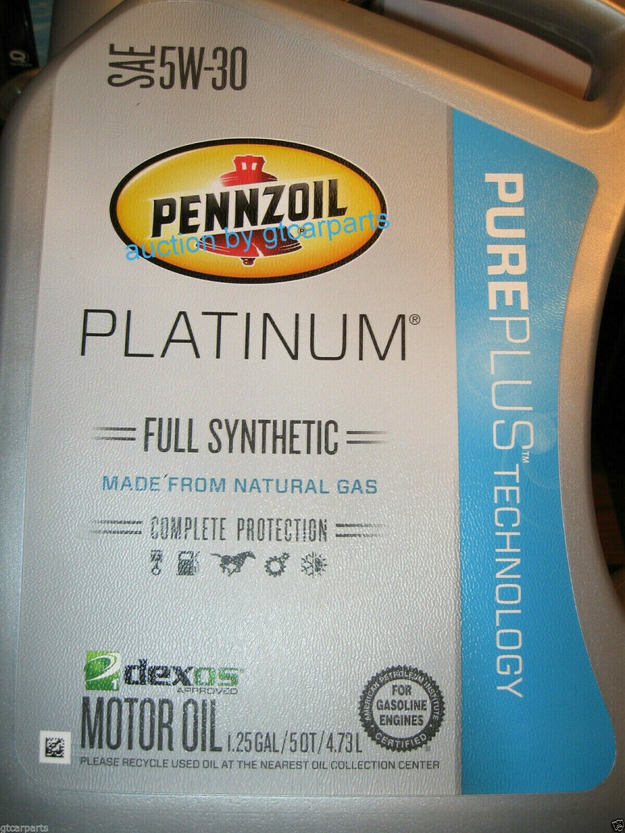 Pennzoil Ultra Platinum 5W-30 5クォート Pennzoil Ultra Platinum 5W-30 High Mileage Full Synthetic