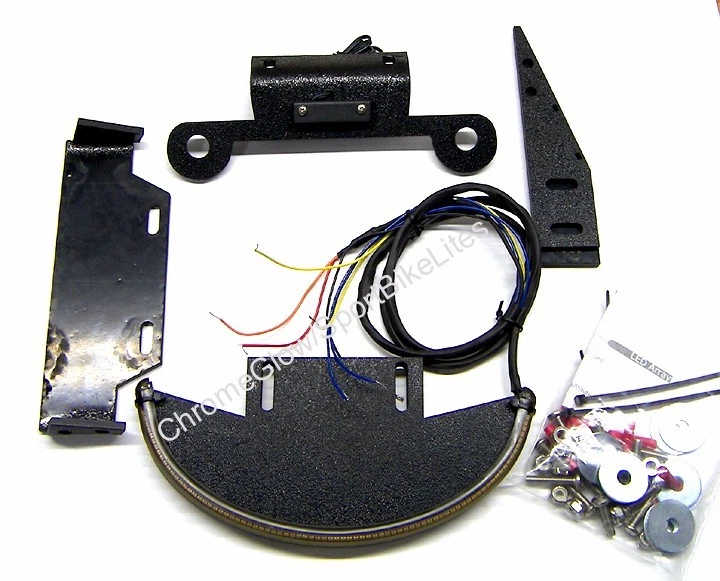 Honda VT750 Spirit/Phantom Fender Eliminator LED Brake & Turn Signal Kit - Smoke - Image 2 of 4