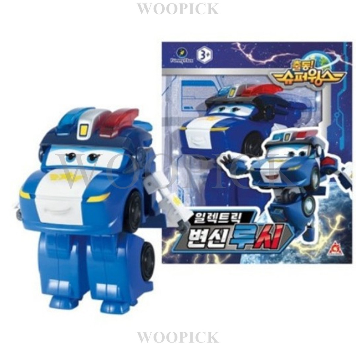 Super Wings Season8 Electric Lucie Lucy Transformer Robot Toy 5