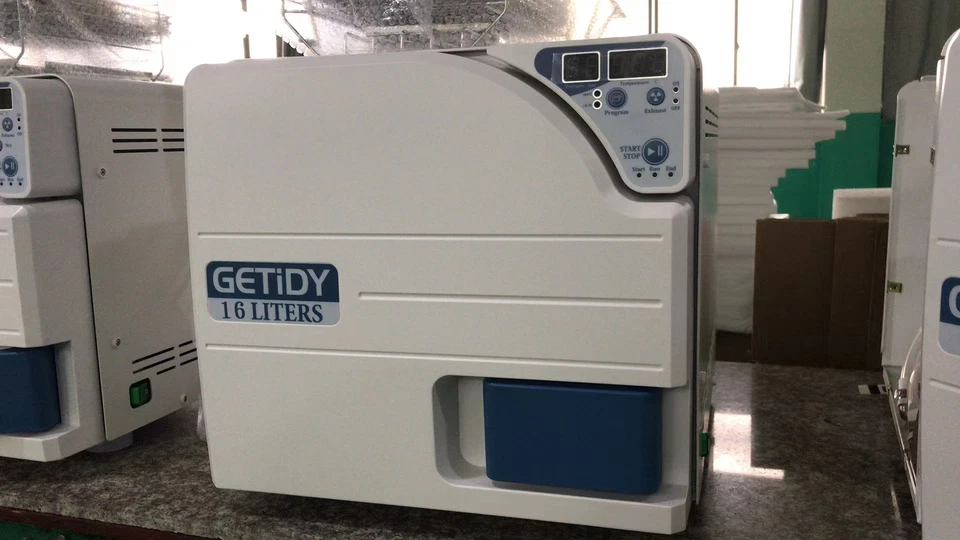 Esterilizador de vapor médico de alta presión autoclave dental Gedity 16L clase N JC-16
