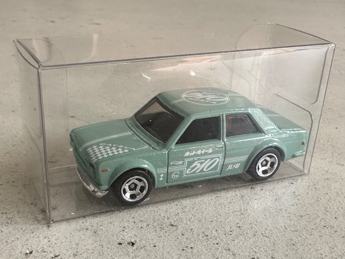Hot Wheels 71 DATSUN 510 J-Imports Loose with Protector bluebird