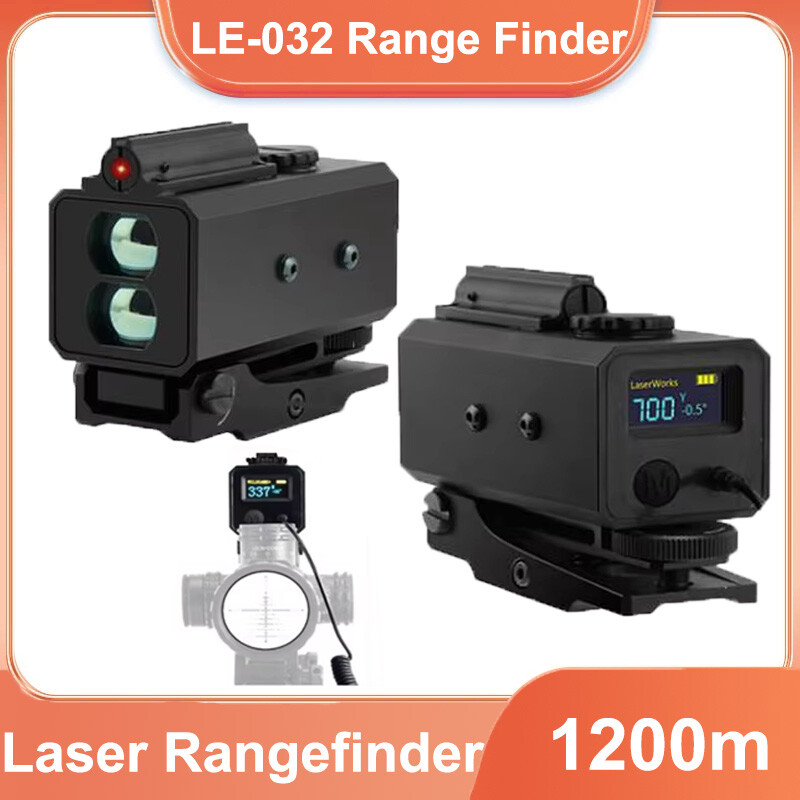 Rangefinder LE-032 レーザー距離計 LE-032 Range Finder 1200M IP65 Waterproof Mini Laser