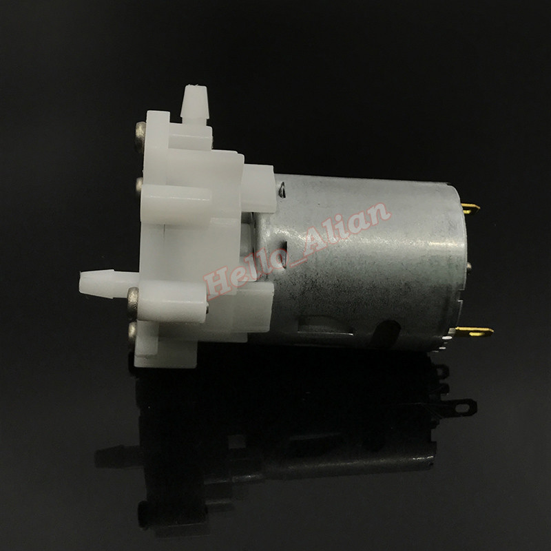 Mini Pompa Ad Ingranaggi DC 3-12V Mini Pompa Ad Ingranaggi Autoadescante Strumento Di Pompaggio Dell'acqua Dell'acquario Con Motore RS-360SH Per - Foto 3