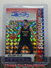 2020-21 Mosaic KILLIAN TILLIE #RA-KIT Autograph Auto Red Yellow Blue Rookie RC