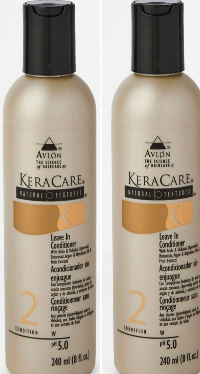 PACK OF 2 Avlon KeraCare Natural Textures Leave In Conditioner 240ml/Each
