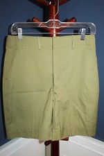 Vintage Boy Scouts of America Made In USA Official Uniform Green Cotton Shorts