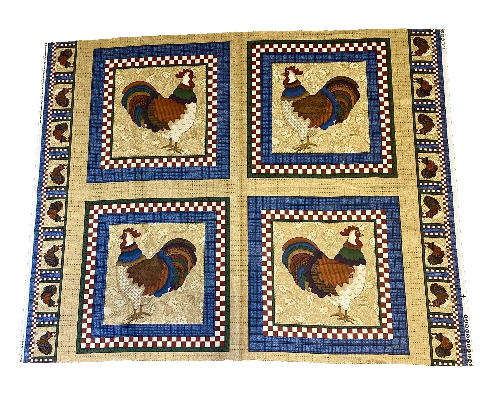 Antique/Vintage Craft Fabric Panels