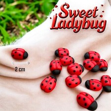 Sweet Ladybugs Sugar paste Fondant Cake decoration Cupcake Kids party Ladybird