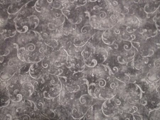 Wilmington Prints Essentials Basics Dark Gray Vines 1 Yard