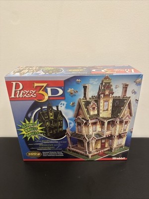 Wrebbit Puzz 3D Haunted Victorian House 399 PCs Puzzle Glows In