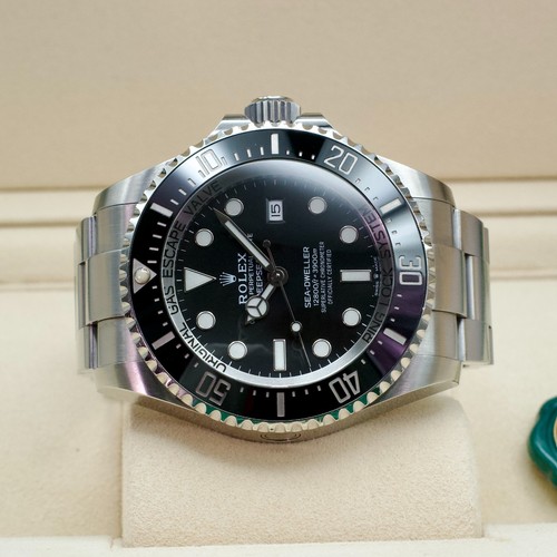 Rolex Sea-Dweller Deepsea 126660 44mm Steel Black Dial Box Papers 2018
