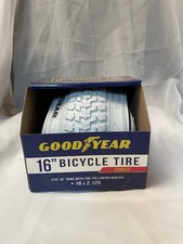 Goodyear 16  x 2.125 White Bicycle Tire Street Bike Folding Tire BMX - NEW