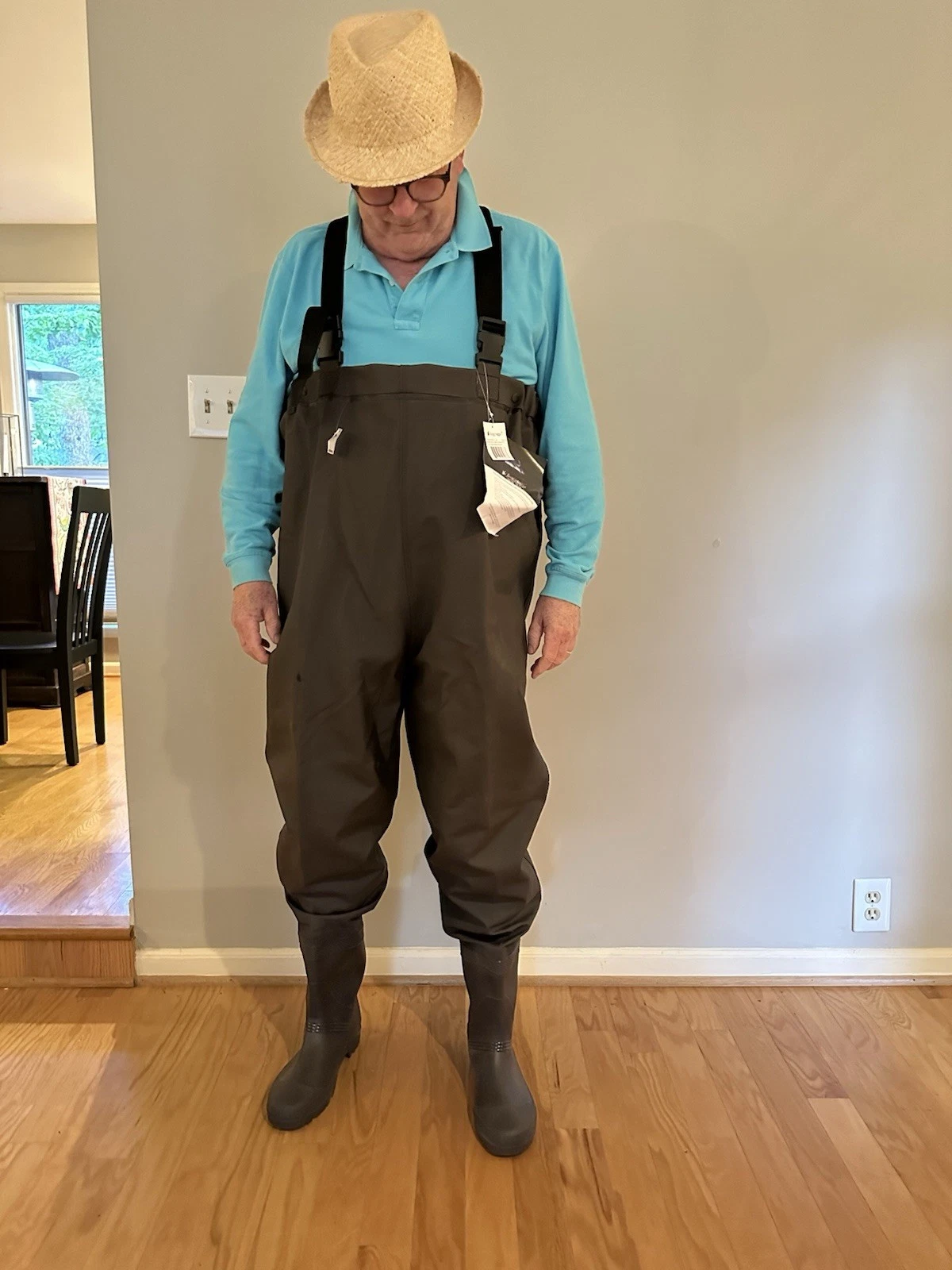 New Frog Toggs Men’s Rana PVC Lug Sole Chest Waders Size 13