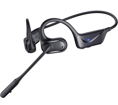 Bluetooth Headset with Microphone, Open Ear Headphones, Dual Connect Bluetoot...