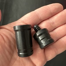 2 Pcs Pool Cue Joint Protector 3/8x10 Billiard Cue Joint Thread Cap