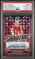 2024 PANINI MOSAIC SHOWTIME SIGNATURES RICKY PEARSALL 30/49 PSA 10 AUTO 10
