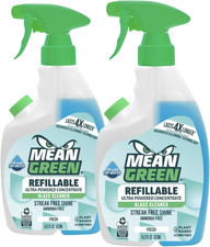 Refillable Ultra Powered Glass Cleaner Concentrate, Fresh Scent, 14.3 Fl Oz 2-P